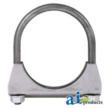 A & I PRODUCTS 2-1/2" Muffler Clamp 4.5" x4.5" x2" A-CL212